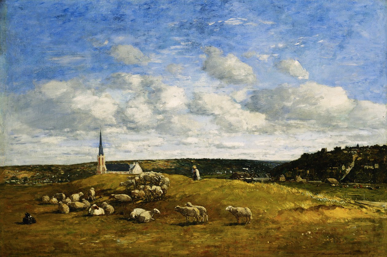 Deauville, 1870-1874 de Eugene Louis Boudin