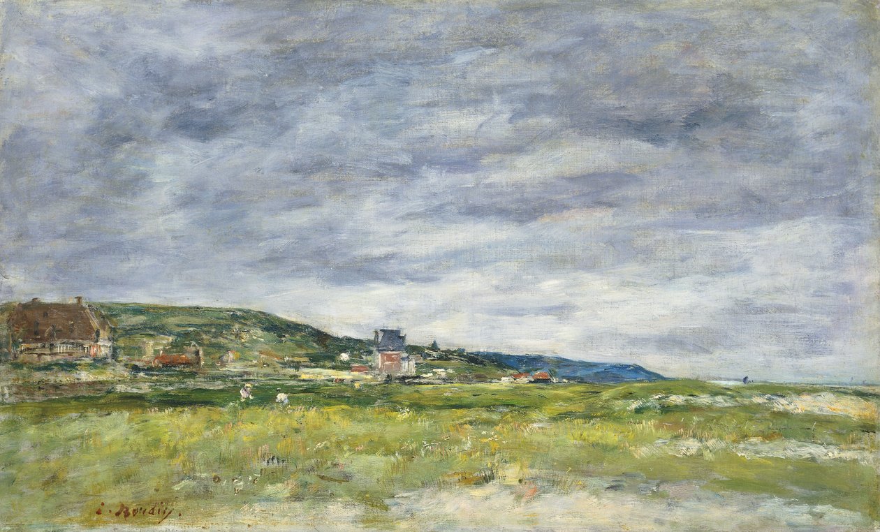 Deauville, las dunas de Eugene Louis Boudin