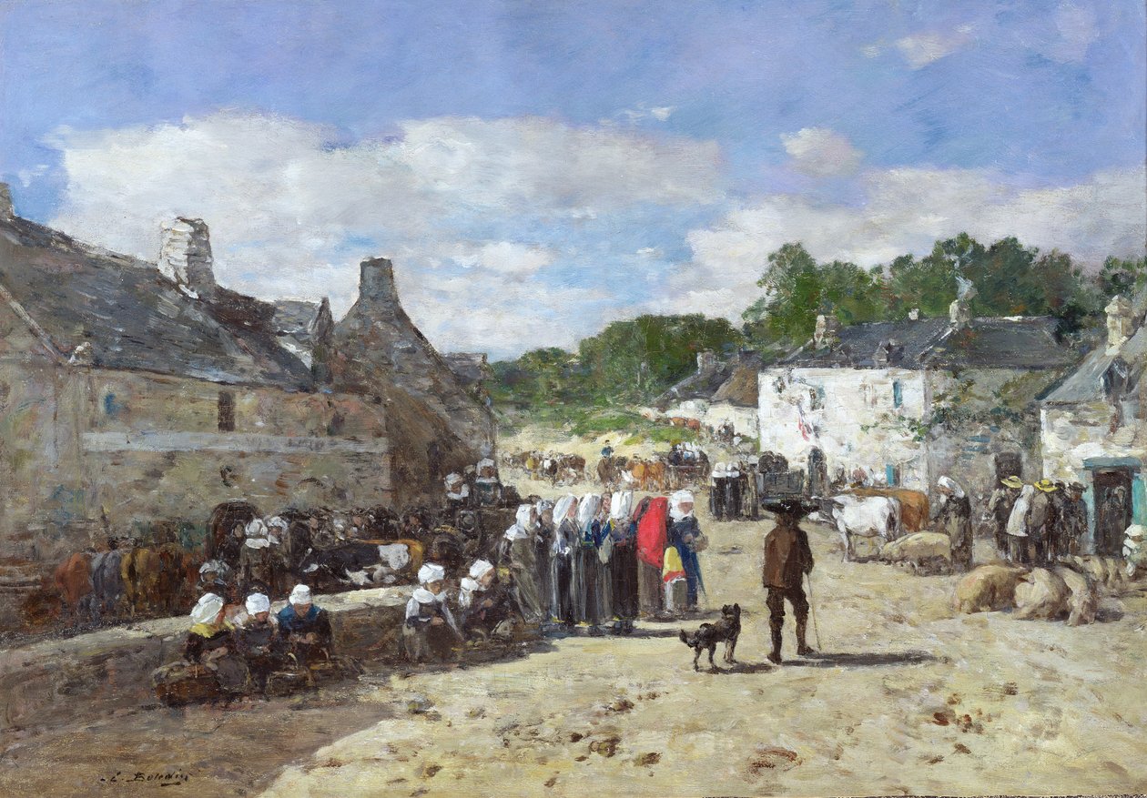 La Fiesta de Eugene Louis Boudin