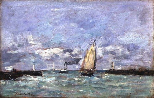 Trouville, c.1885-90 de Eugene Louis Boudin