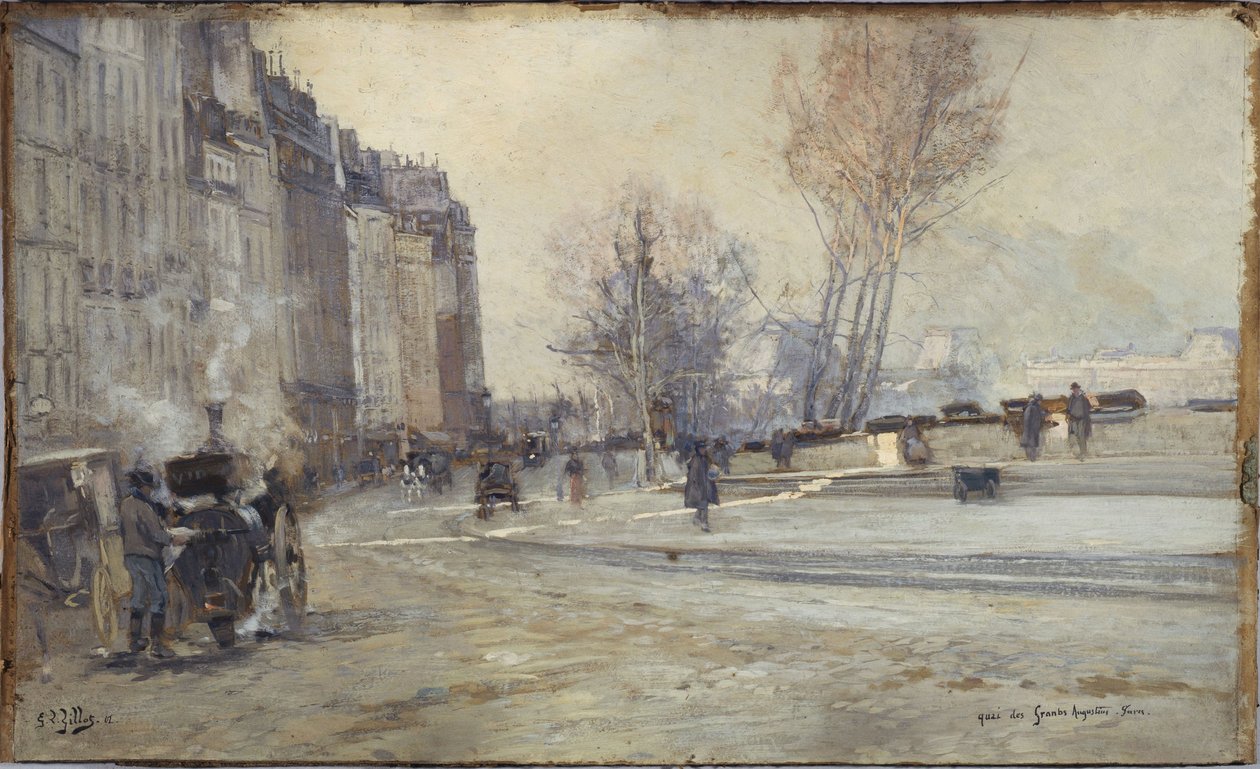 Quai des Grands Augustins de Eugene Louis Gillot