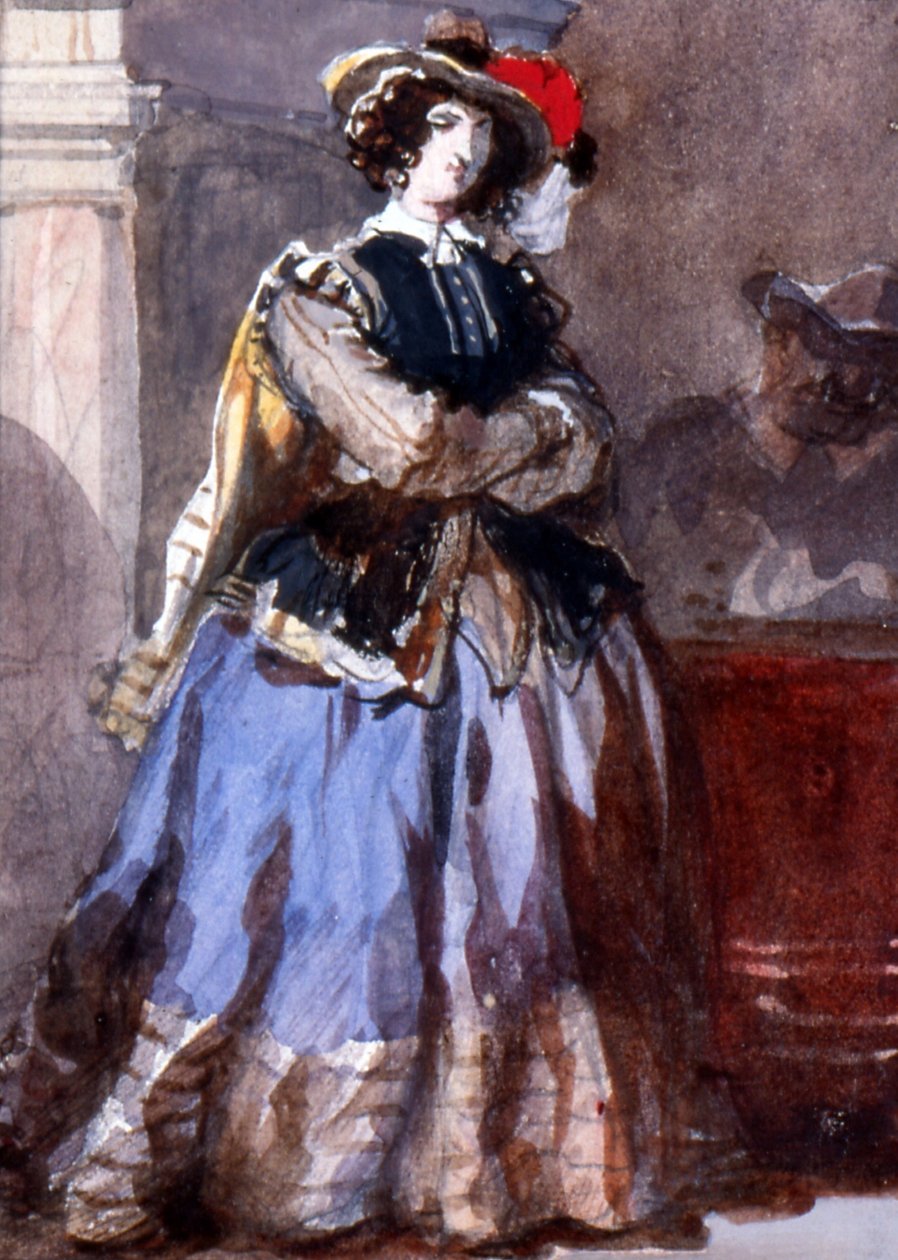 Una mujer de Eugene Louis Lami