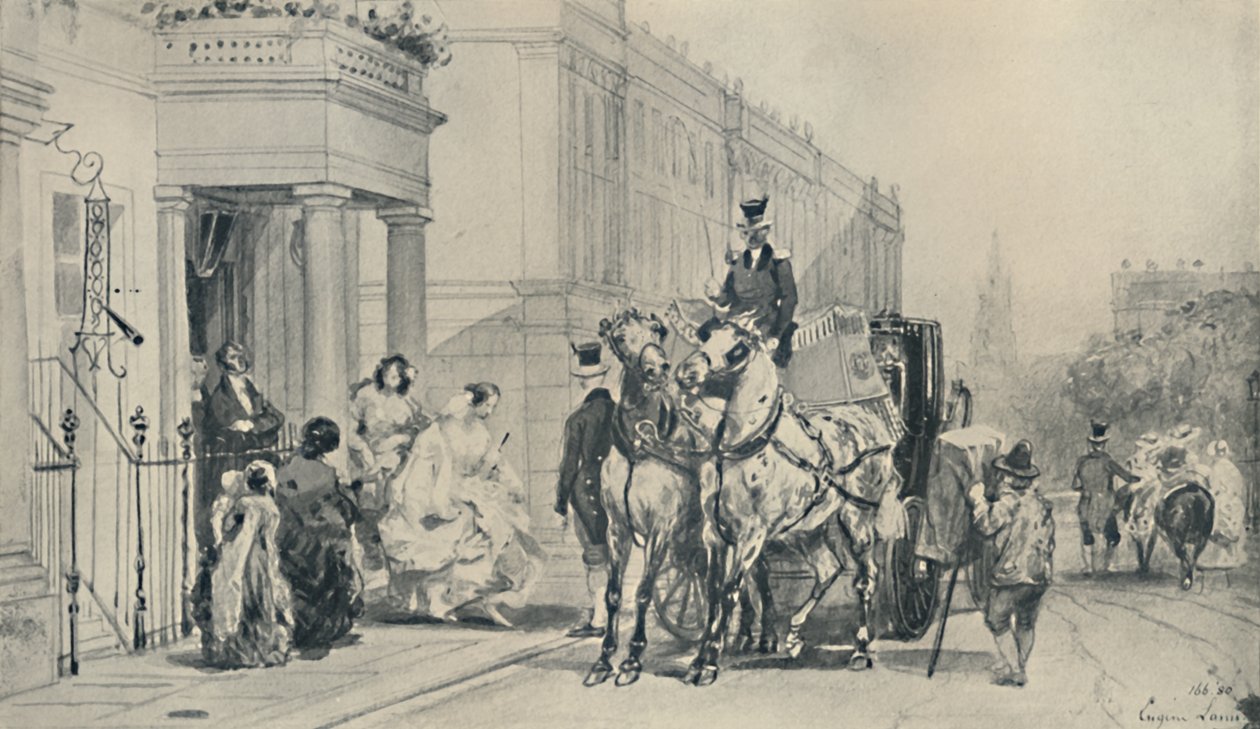 En Eaton Square, 1850 de Eugene Louis Lami