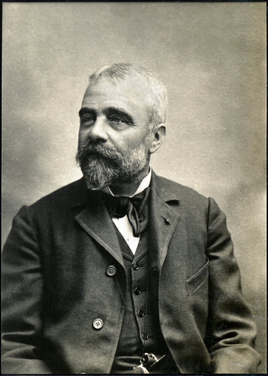 Ernest Lavisse (foto en B/N, finales del siglo XIX) de Eugene Pirou