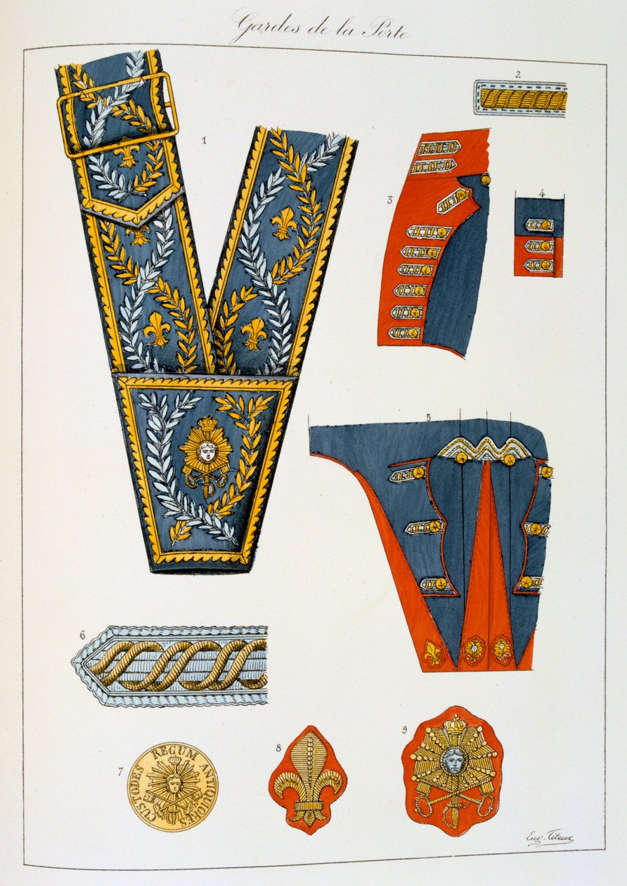 Gardes de la Porte, Insignia de Eugene Titeux
