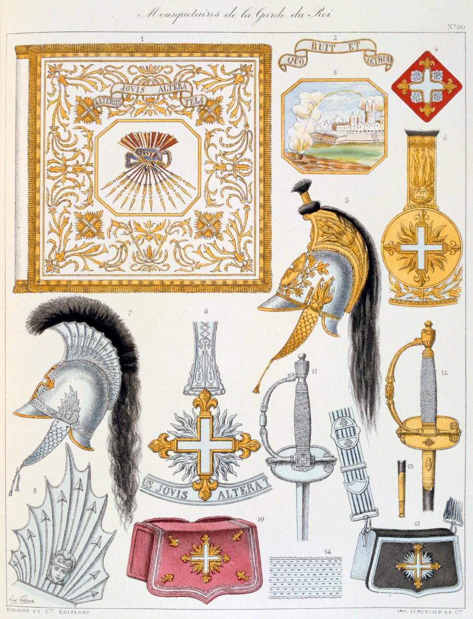Mousquetaires de la Garde du Roi, Insignia de Eugene Titeux