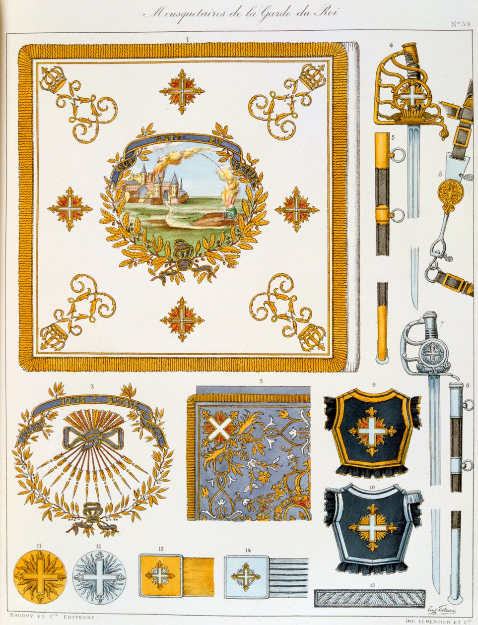 Mosqueteros de la Guardia del Rey, Insignia de Eugene Titeux