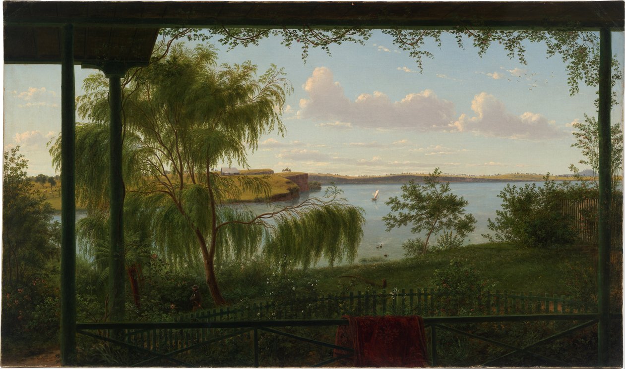 Desde la veranda de Purrumbete de Eugene von Guérard