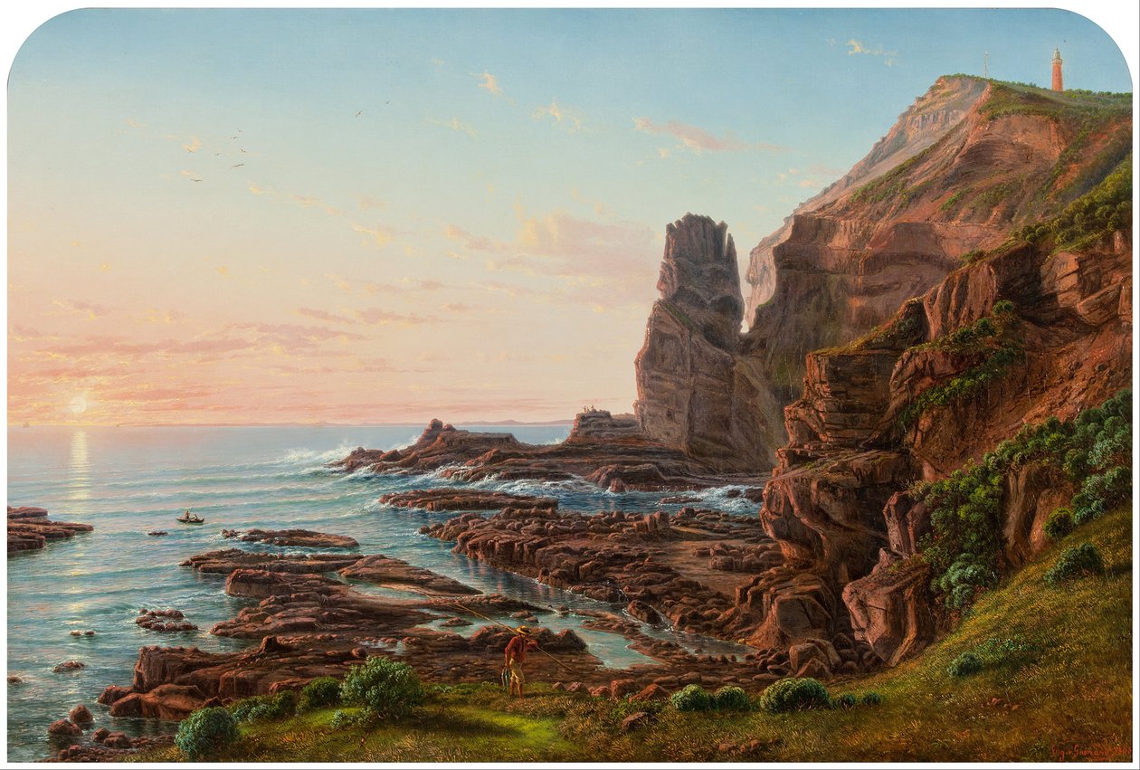 Castle Rock, Cabo Schanck de Eugene von Guérard