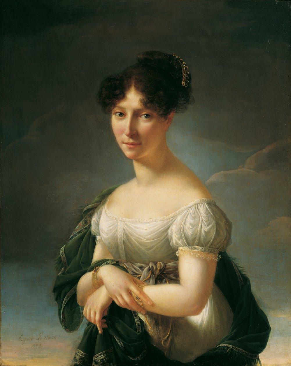 retrato de una dama de Eugenie le Brun