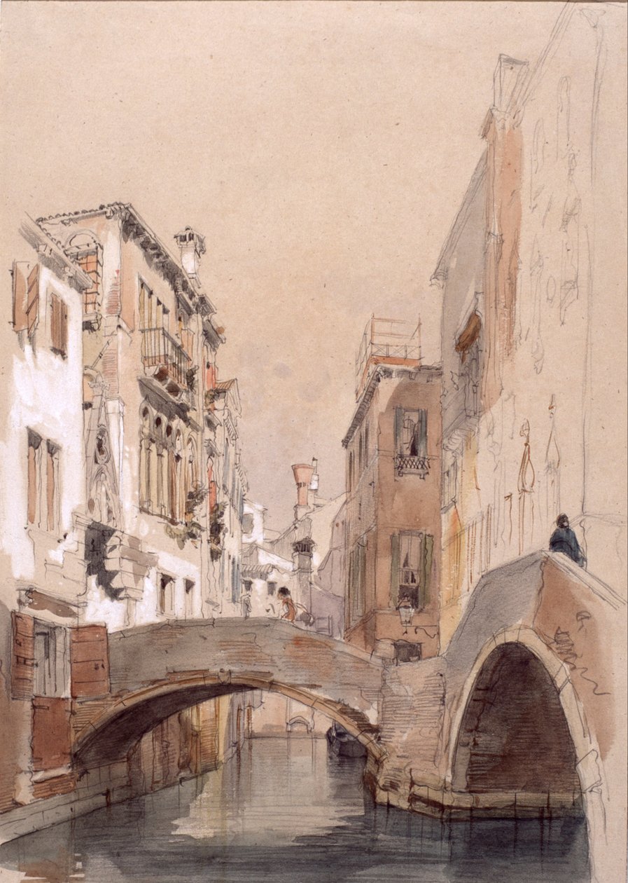 Un canal de Venecia de Eugenio Lucas Velázquez