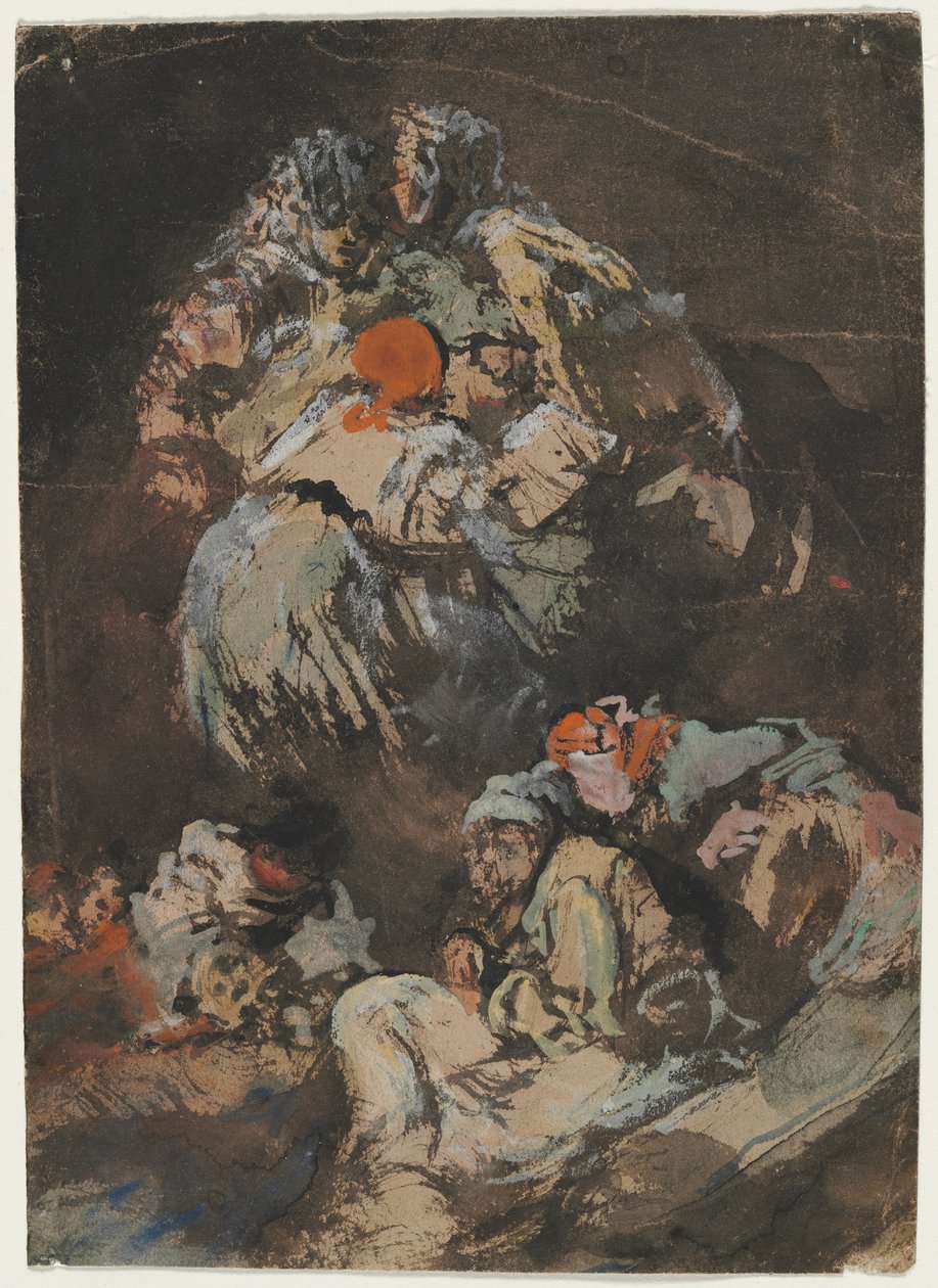 Figuras, 1850-1860 de Eugenio Lucas Velázquez