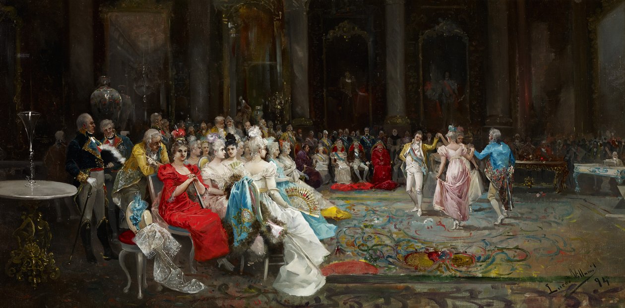 Baile en el palacio de Eugenio Lucas Villaamil
