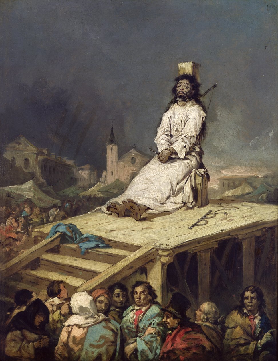 El garrote de Eugenio Lucas y Padilla