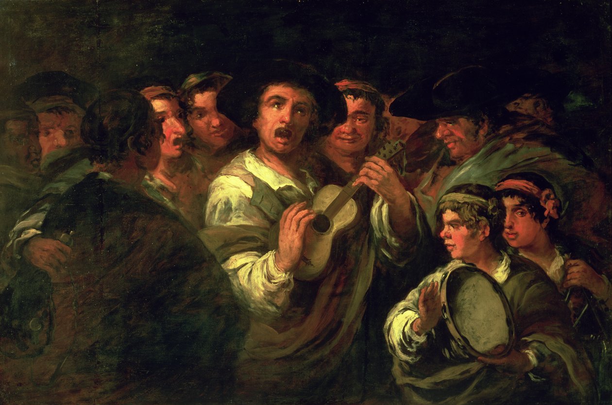 Las Serenaderas (óleo sobre lienzo) de Eugenio Lucas y Padilla