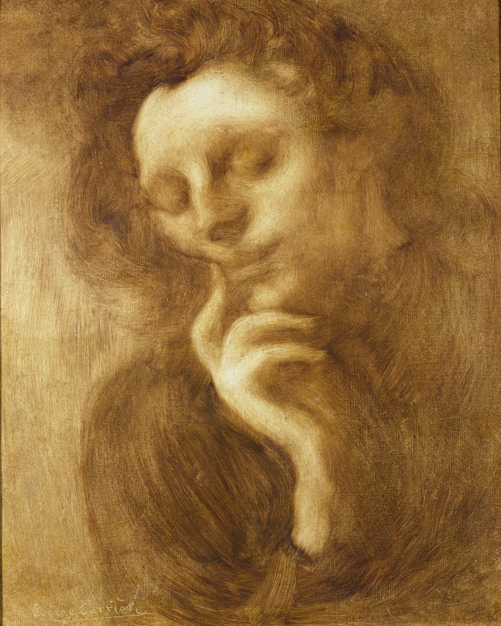 Retrato de una Mujer o, Ternura de Eugène Carrière