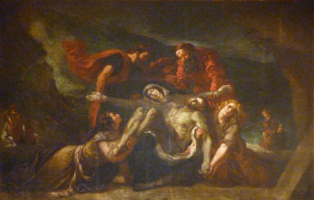 Piedad de Ferdinand Victor Eugene Delacroix