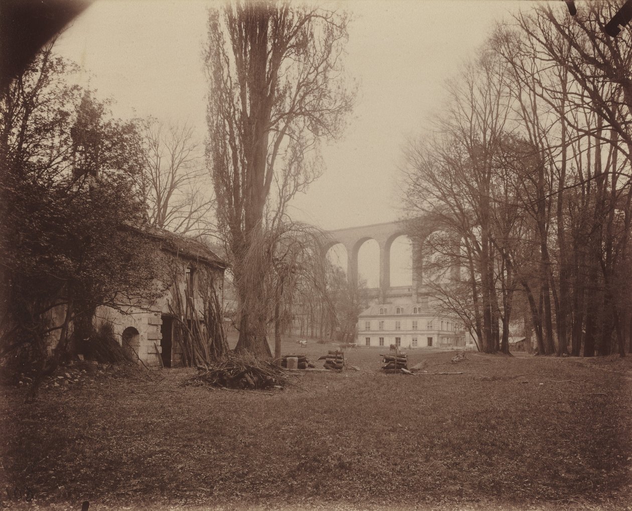 Arcueil-Cachan, Parque de Madame de Provigny de Eugène Atget