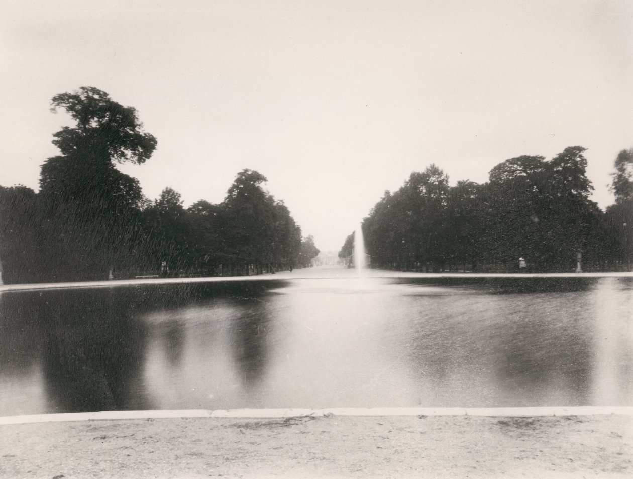 Jardín de las Tullerías de Eugène Atget