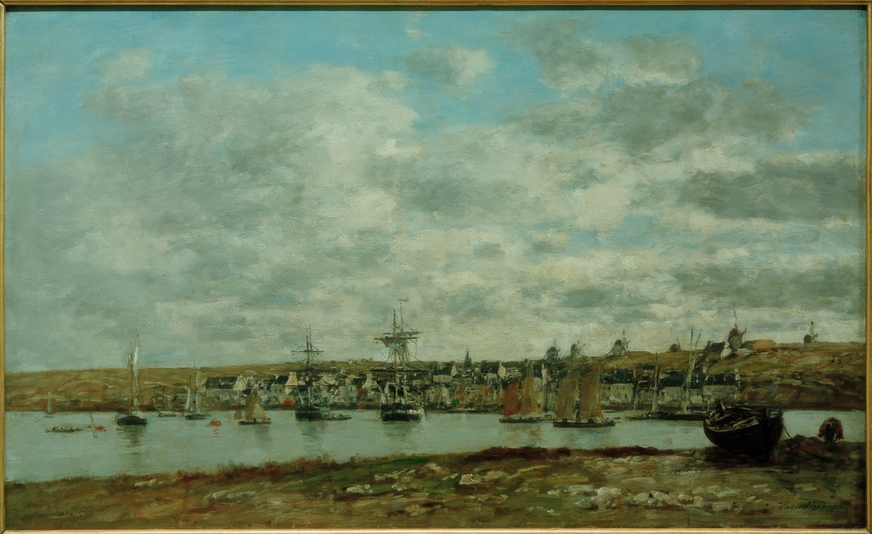 Puerto de Camaret de Eugene Louis Boudin