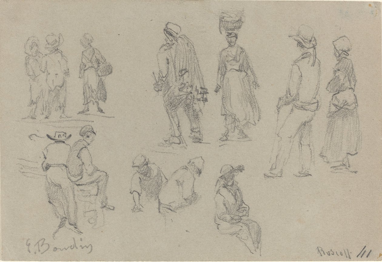 Figuras provinciales de Eugène Boudin