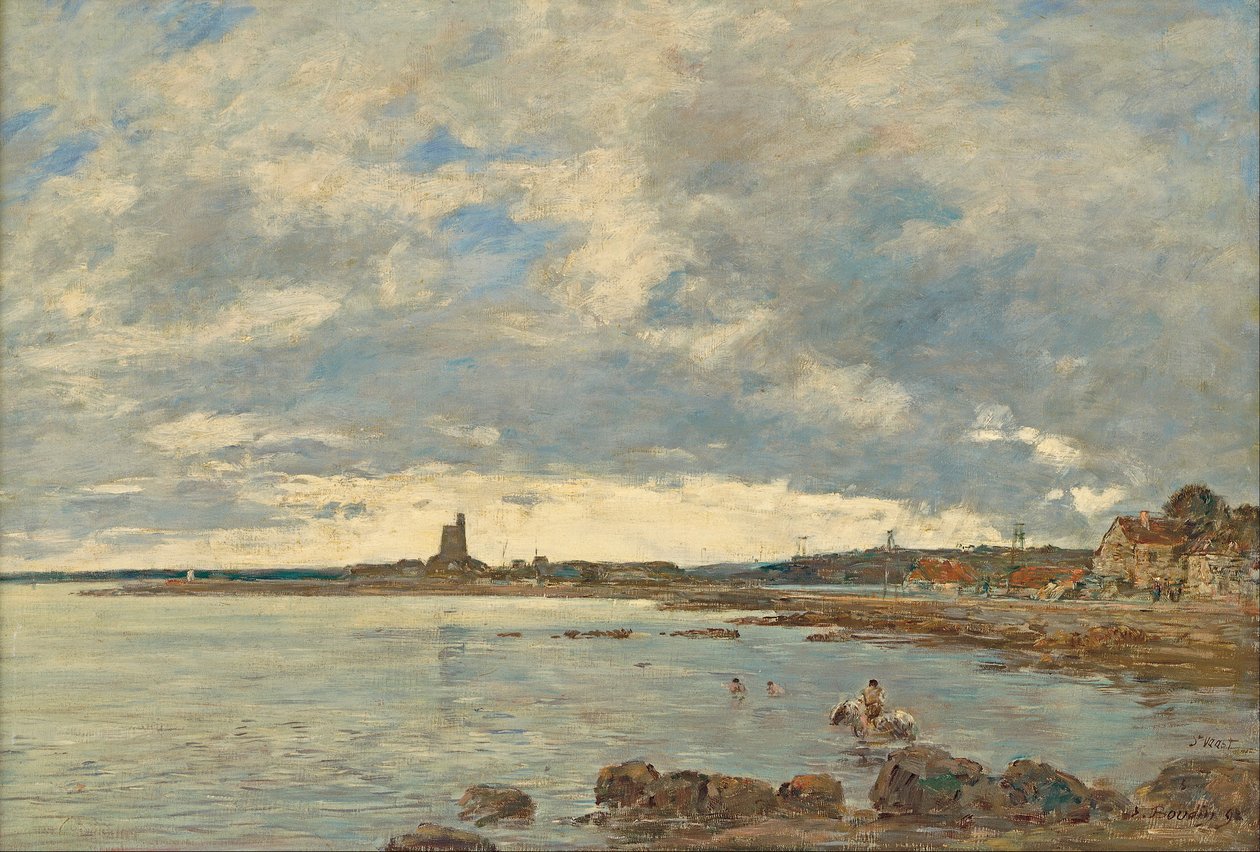 San Vaast-la-Hougue de Eugene Louis Boudin