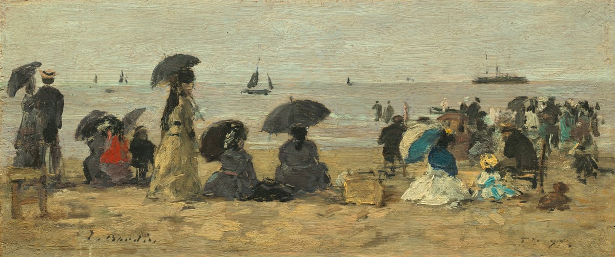 La playa de Eugène Boudin