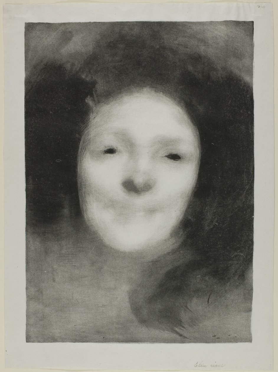 Elise sonriendo de Eugène Carrière