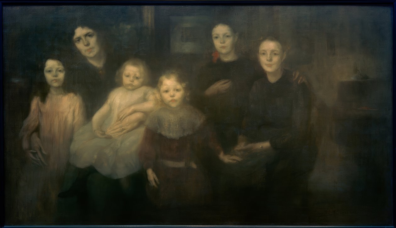 Familia del artista de Eugène Carrière