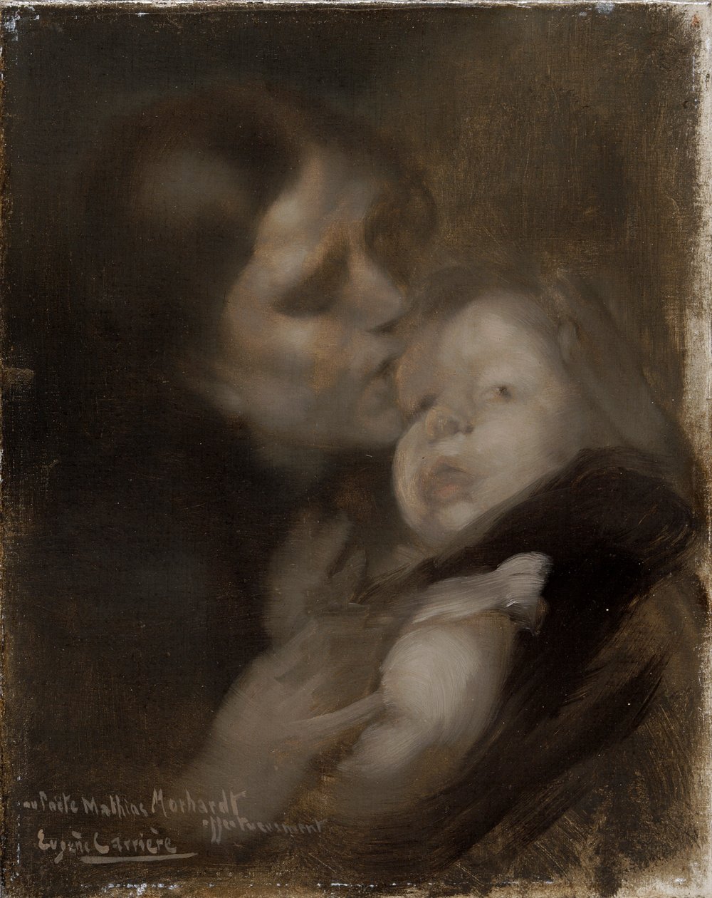 Madre e hijo, c. 1890 de Eugène Carrière