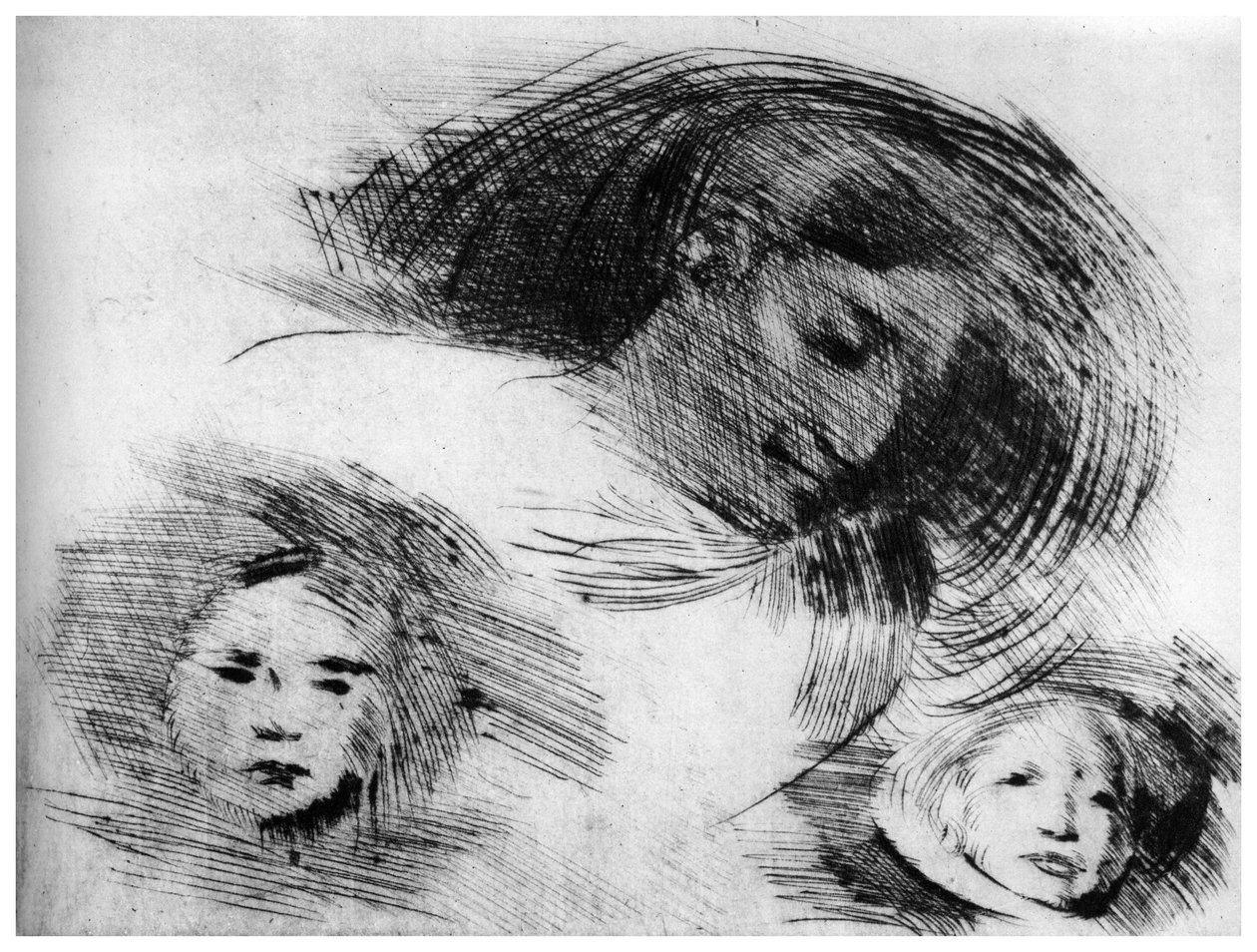 Boceto aproximado, c1870-1905 de Eugène Carrière