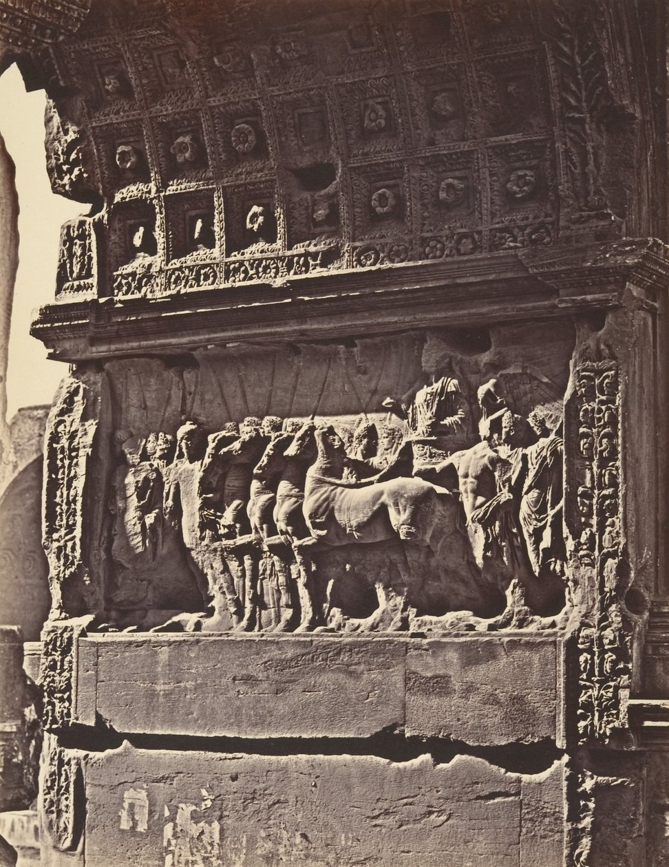 Bassorilievo del arco de Tito, 1848-52 de Eugène Constant