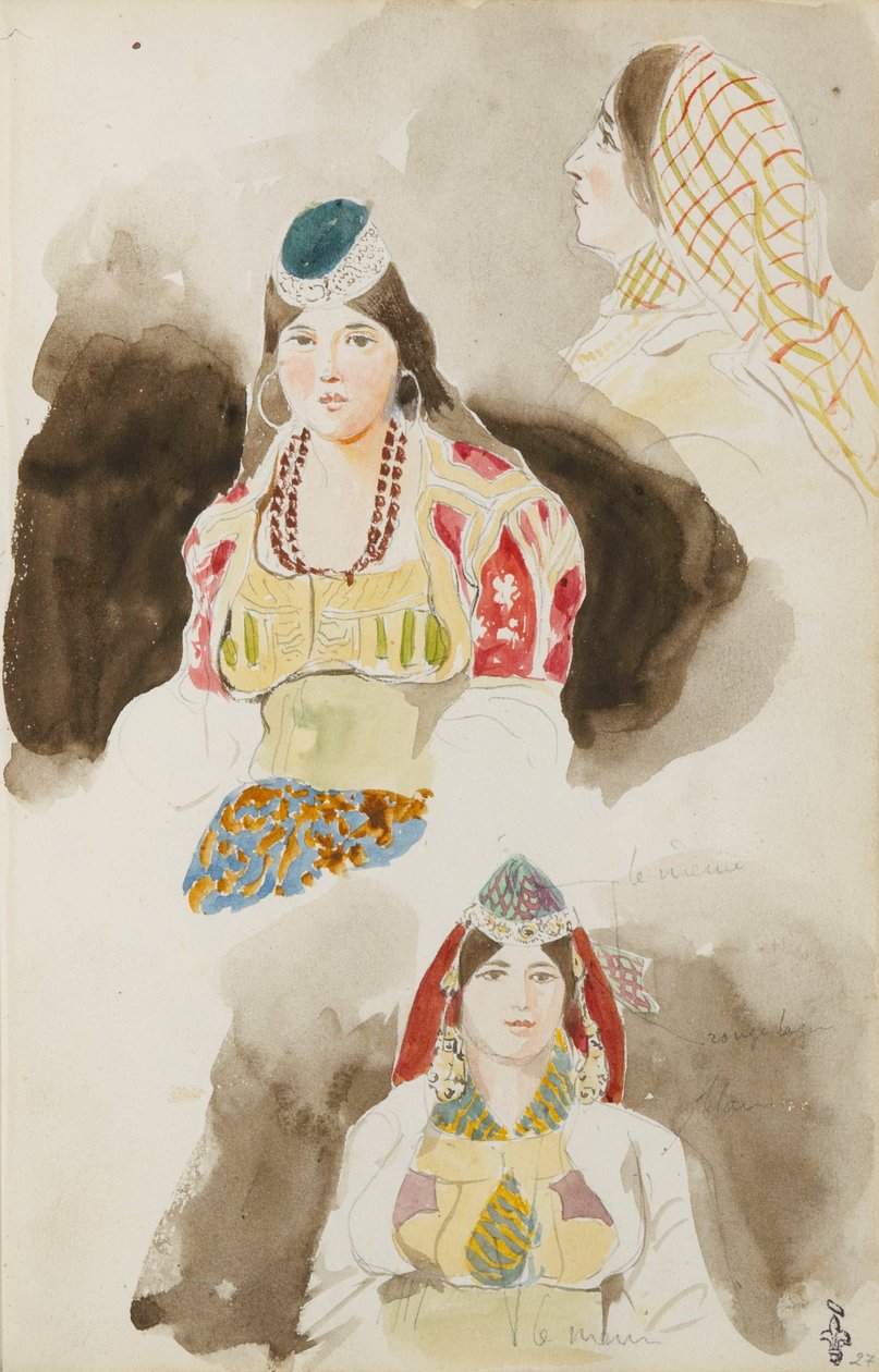 Álbum de viajes a Marruecos de Eugène Delacroix