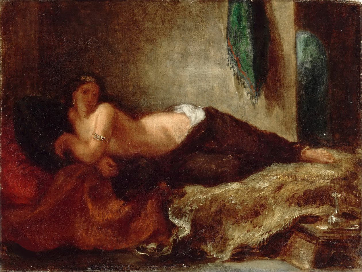 Una odalisca, ca. 1849 de Eugène Delacroix