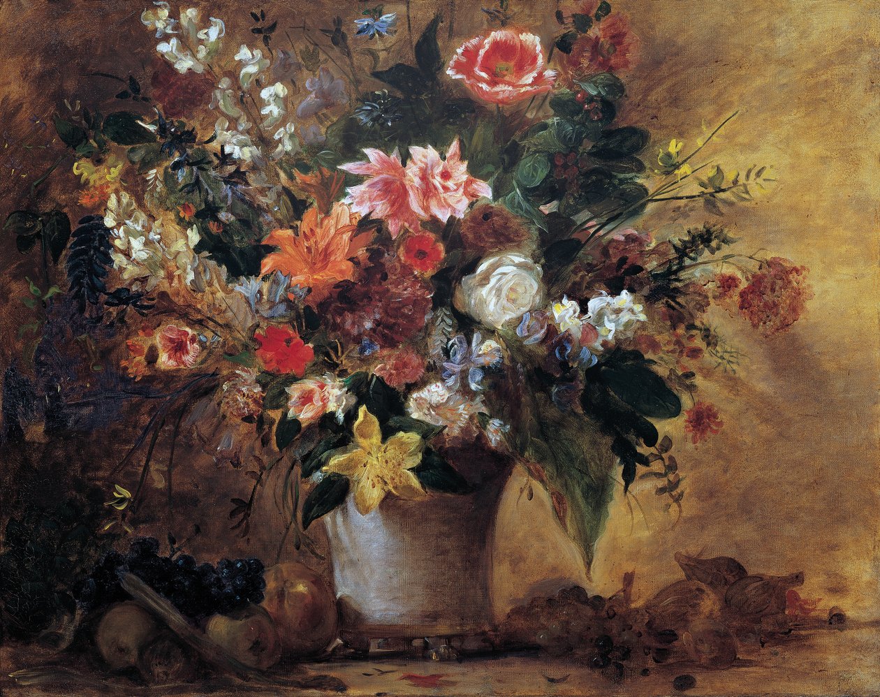 bodegones de flores de Eugène Delacroix