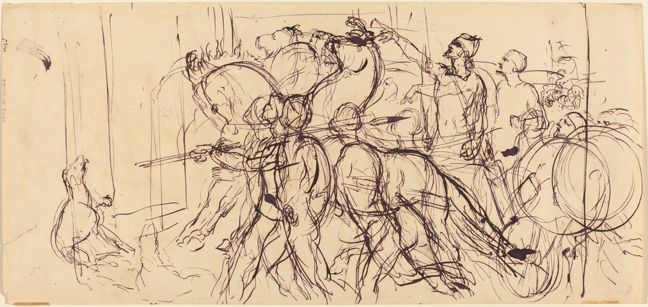 Aurigas de Eugène Delacroix