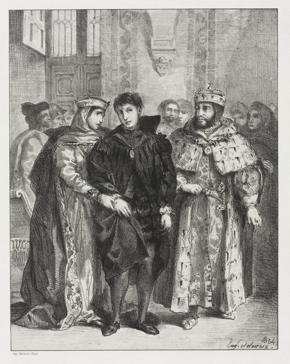 Hamlet de Eugène Delacroix