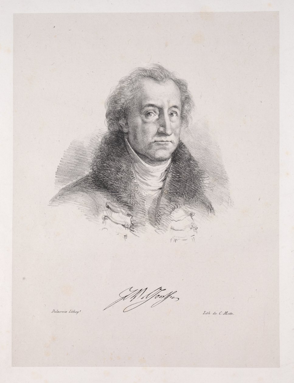 Ilustraciones para Fausto de Eugène Delacroix