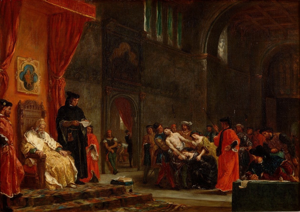 Los dos Foscari de Ferdinand Victor Eugene Delacroix