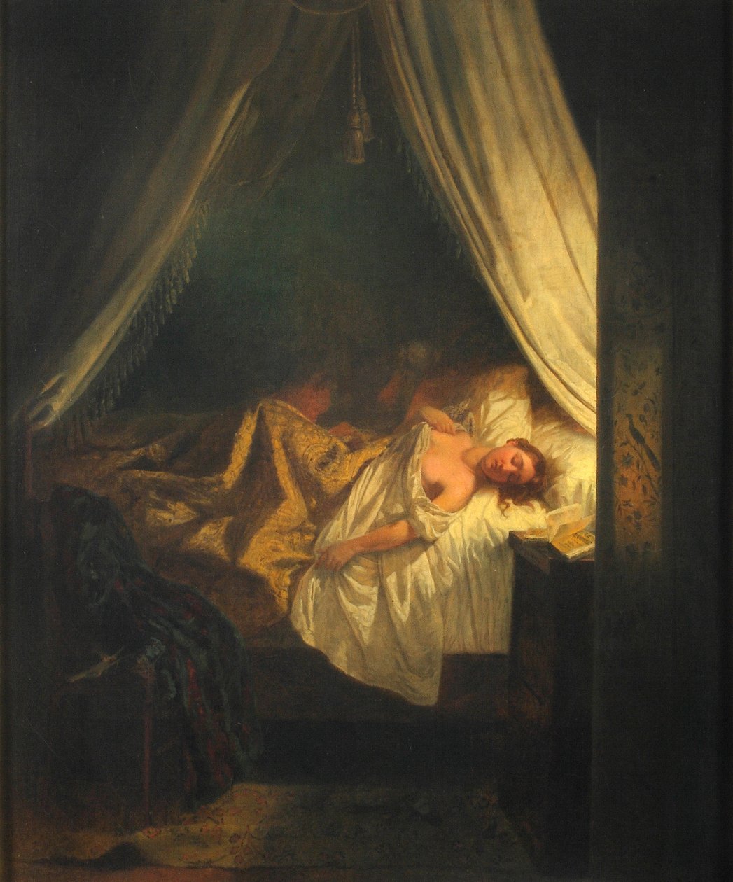 El vampiro, 1852 de Eugène Delacroix