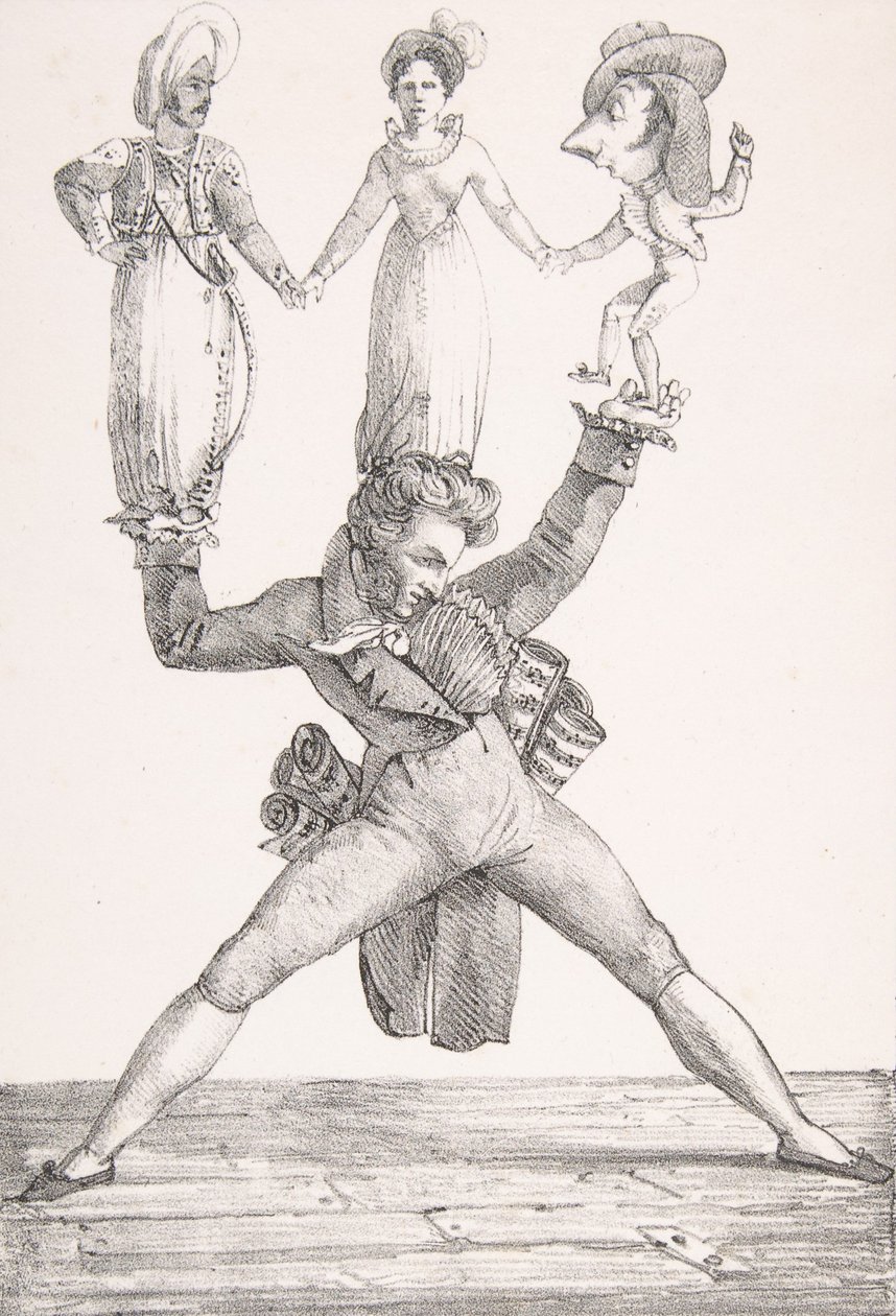 Teatro Italiano de Eugène Delacroix