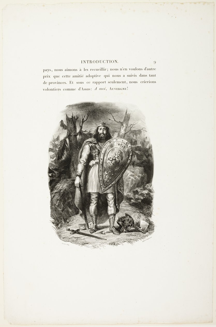 Vercingétorix de Eugène Delacroix