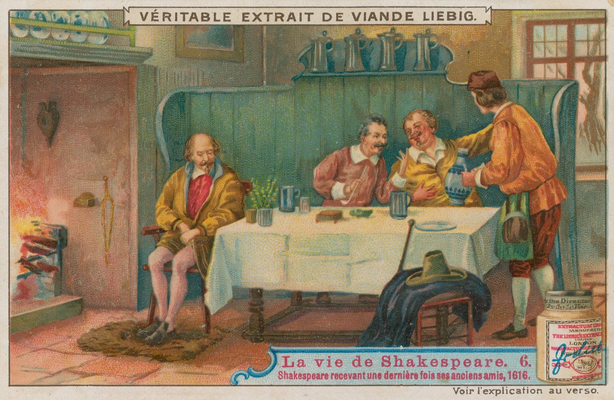 Shakespeare recibiendo a sus viejos amigos por última vez de European School