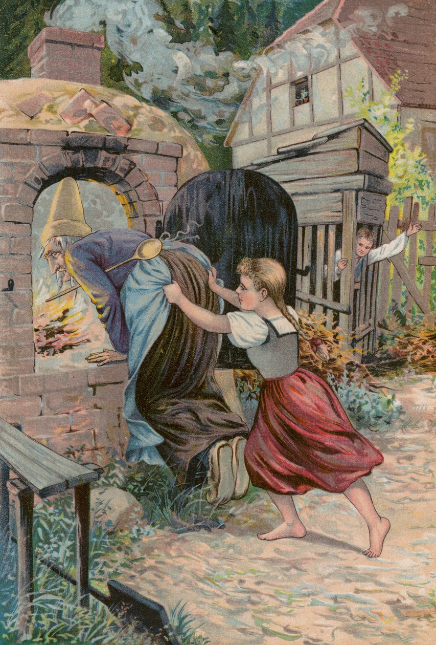 Cuentos de los Grimms: Hansel y Grethel (cromolito) de European School