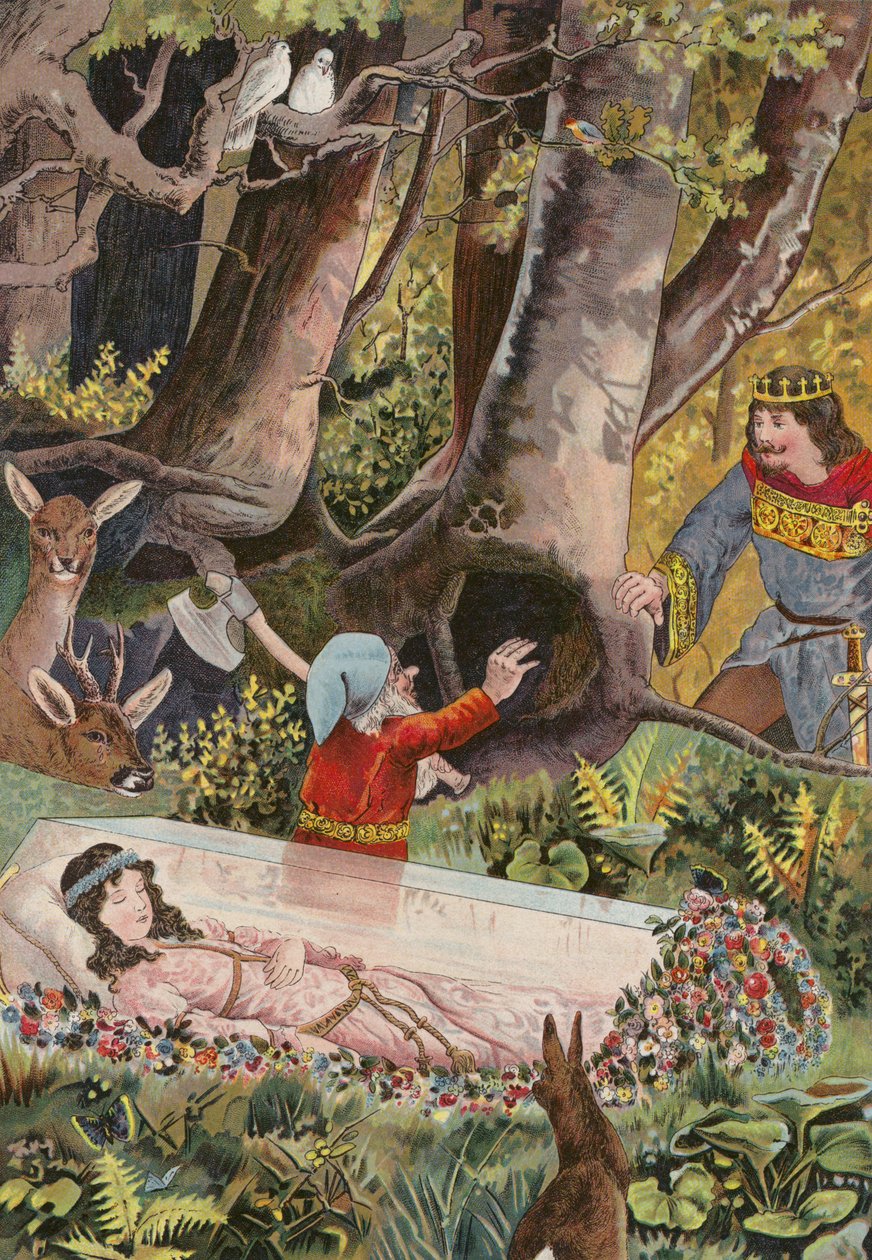 Cuentos de los Grimms: Blancanieves (cromolito) de European School