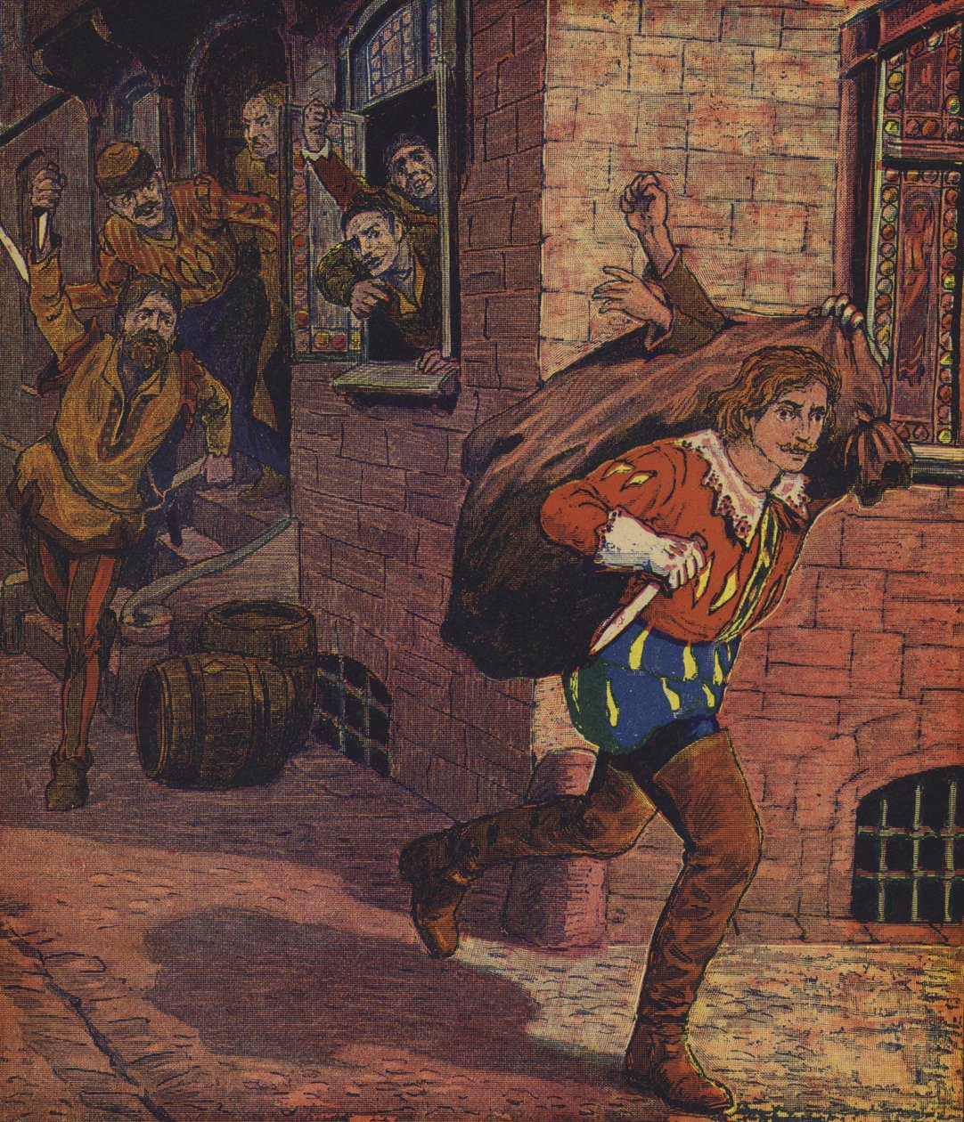 Klaus Störtebeker (litografía en color) de European School