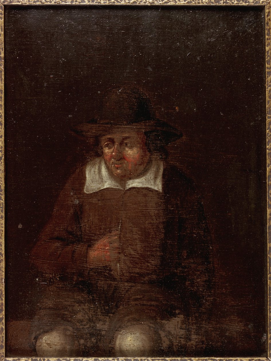 Hombre sentado de European School