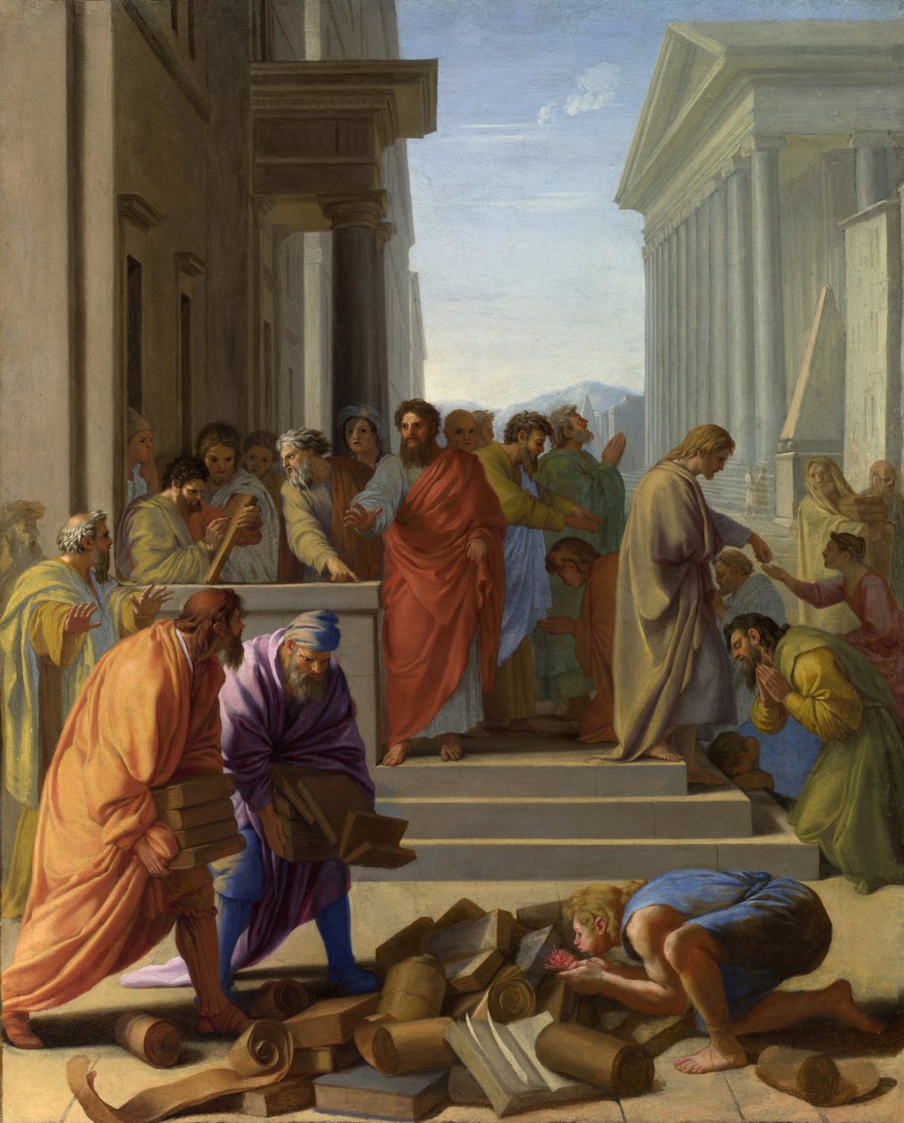 San Pablo predicando en Éfeso de Eustache Le Sueur
