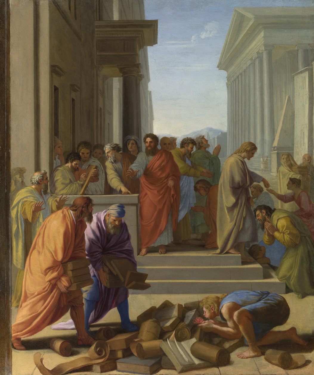 San Pablo predicando en Éfeso de Eustache Le Sueur