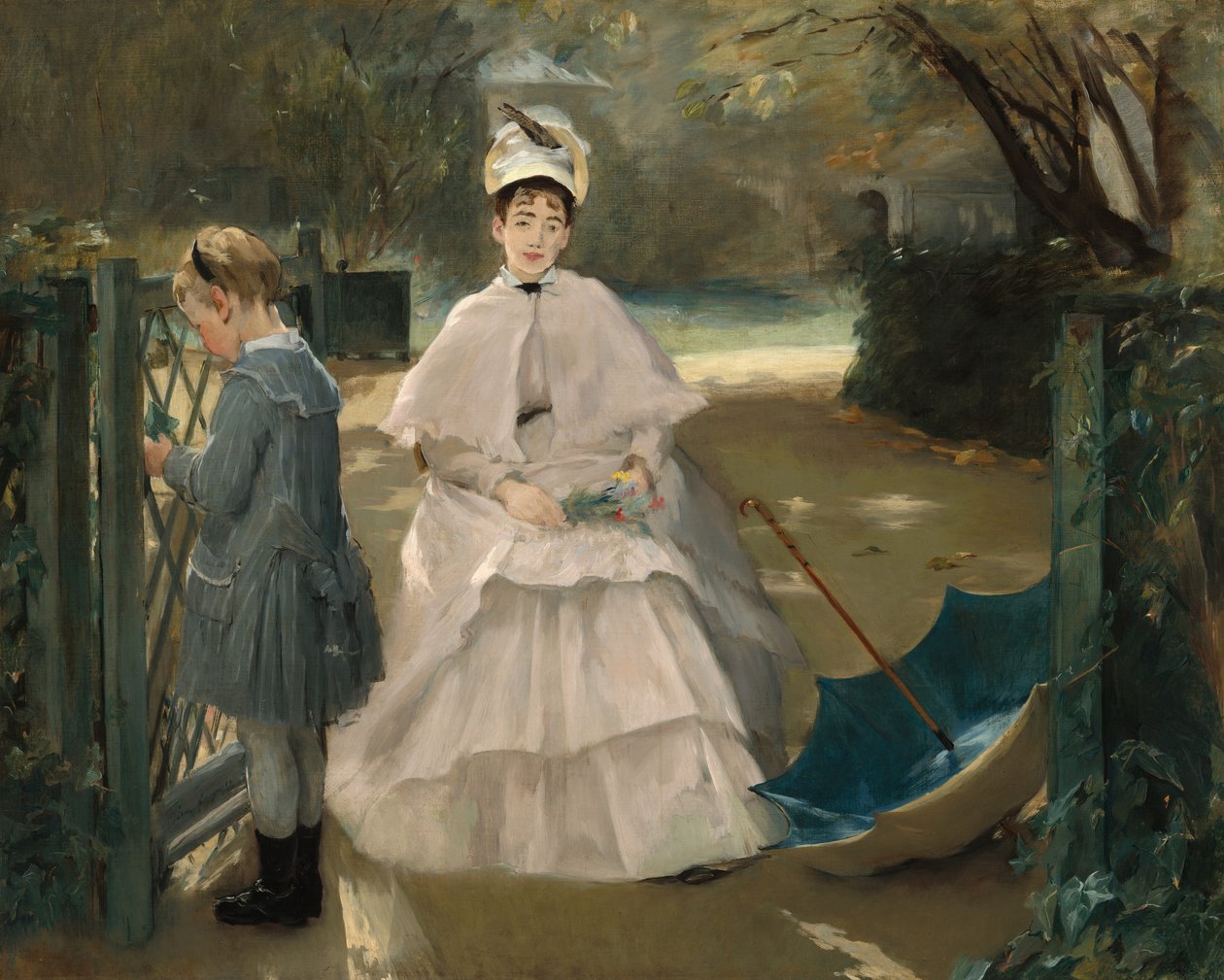Niñera y niño de Eva Gonzalès